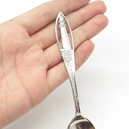 925 Sterling Silver Antique Art Deco Watson Portland ME States & Cities Spoon