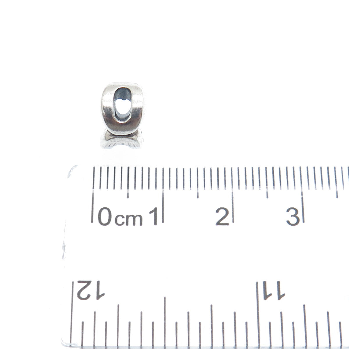 CHAMILIA 925 Sterling Silver Letter O Initial Bead Charm
