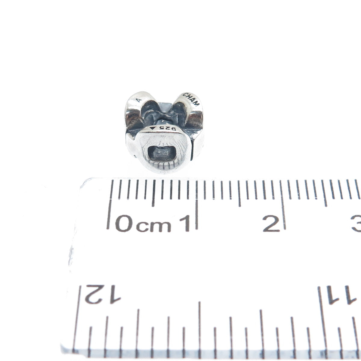 CHAMILIA 925 Sterling Silver Letter Q Initial Bead Charm