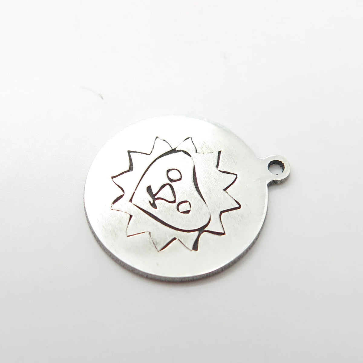 925 Sterling Silver USA Two In Town Lion Charm Pendant