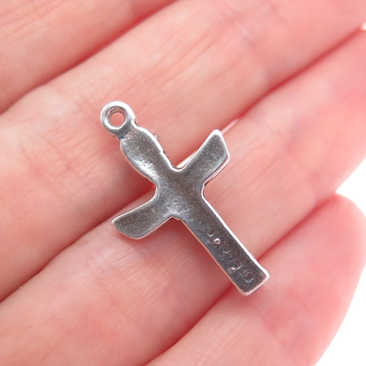 Old Pawn 925 Sterling Silver Vintage Southwestern Totem Pole Tribal Pendant