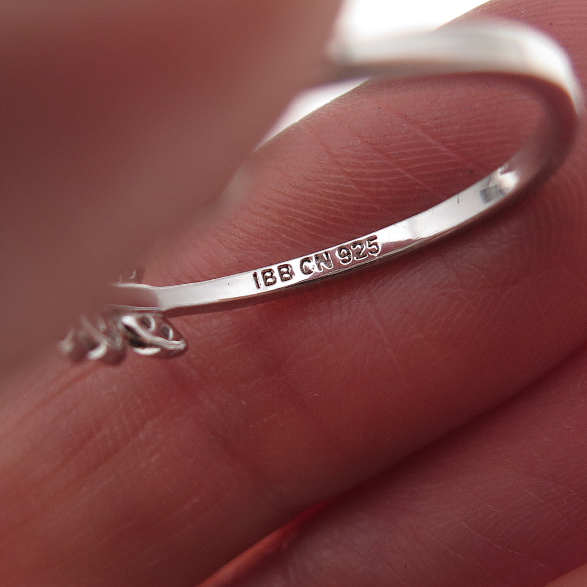 925 Sterling Silver Round-Cut C Z Laurel Floral Ring Size 8