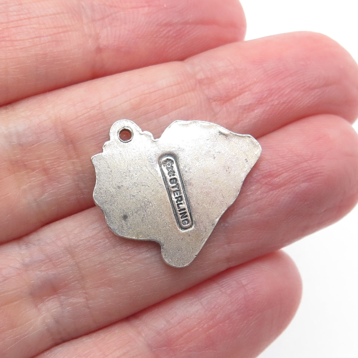 MAISELS INDIAN TRADING Sterling Silver Vintage South Carolina Mini Charm Pendant