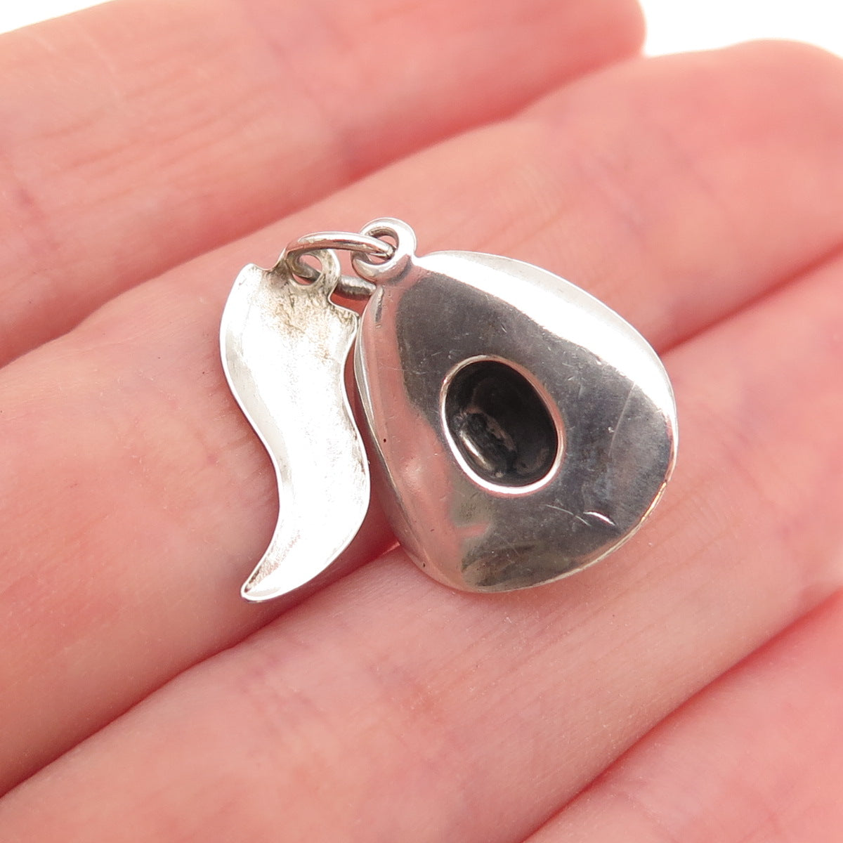 925 Sterling Silver Vintage Steamboat Springs Cowboy Hat Charm Pendant