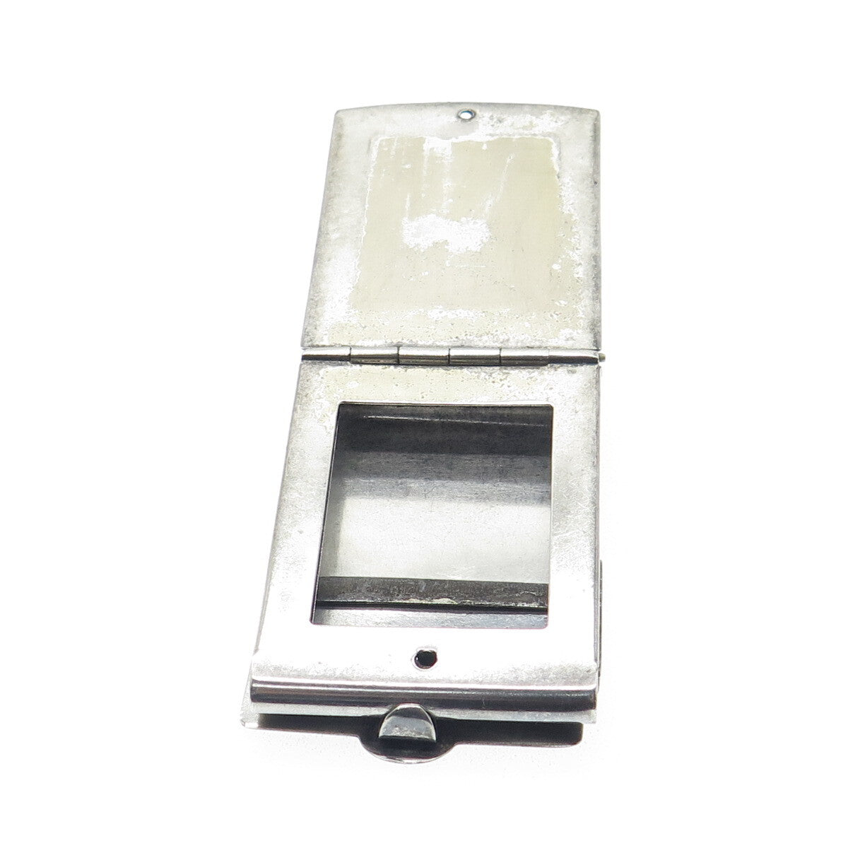 NAPIER 925 Sterling Silver Antique Engraved Vesta Match Case Holder PAT. 2285836