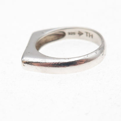 Silpada 925 Sterling Silver Vintage Bar Ring Size 7.25