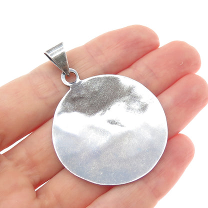 925 Sterling Silver Vintage Mexico Lighting Bolt Letter Z Oxidized Charm Pendant