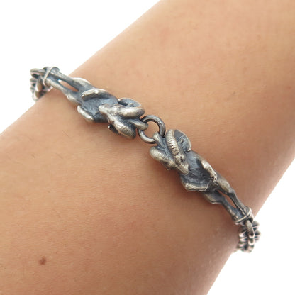 Theo Fennell 925 Sterling Silver Vintage London Aries Zodiac Sign Bracelet 8.25"