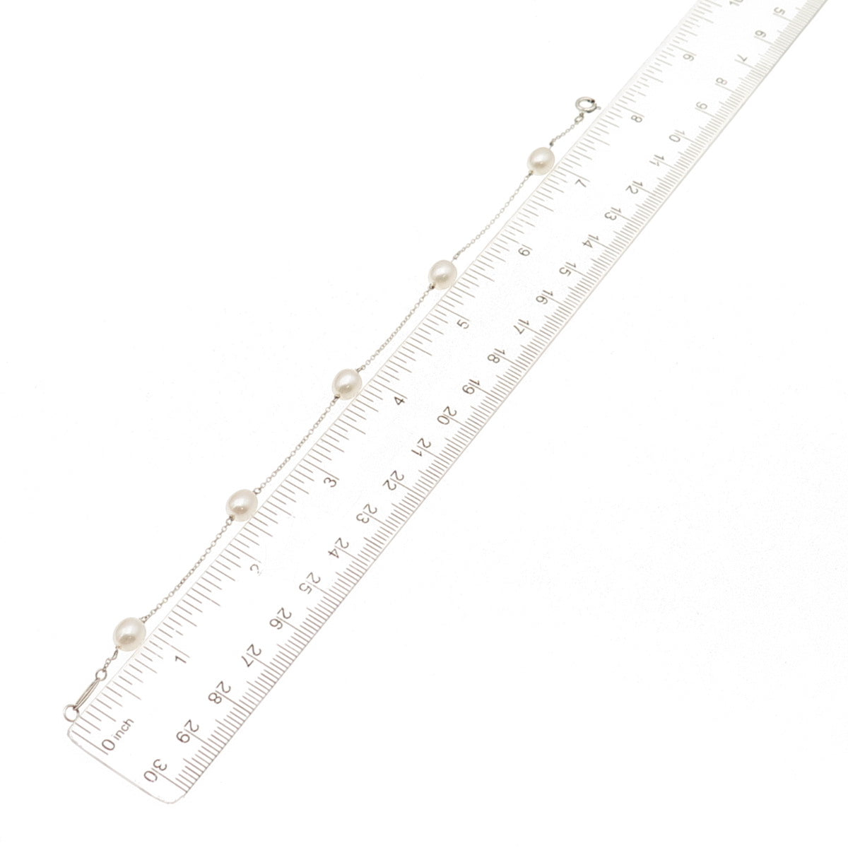 Tiffany & Co. Elsa Peretti 925 Sterling Vintage Pearl by the Yard Bracelet 7.5"