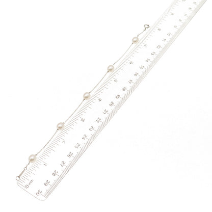 Tiffany & Co. Elsa Peretti 925 Sterling Vintage Pearl by the Yard Bracelet 7.5"