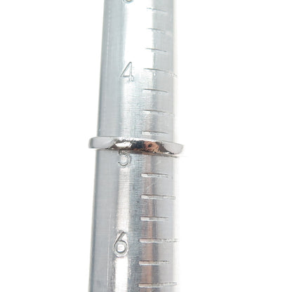 925 Sterling Silver Real Oval-Cut Amethyst & Round-Cut C Z Ring Size 5