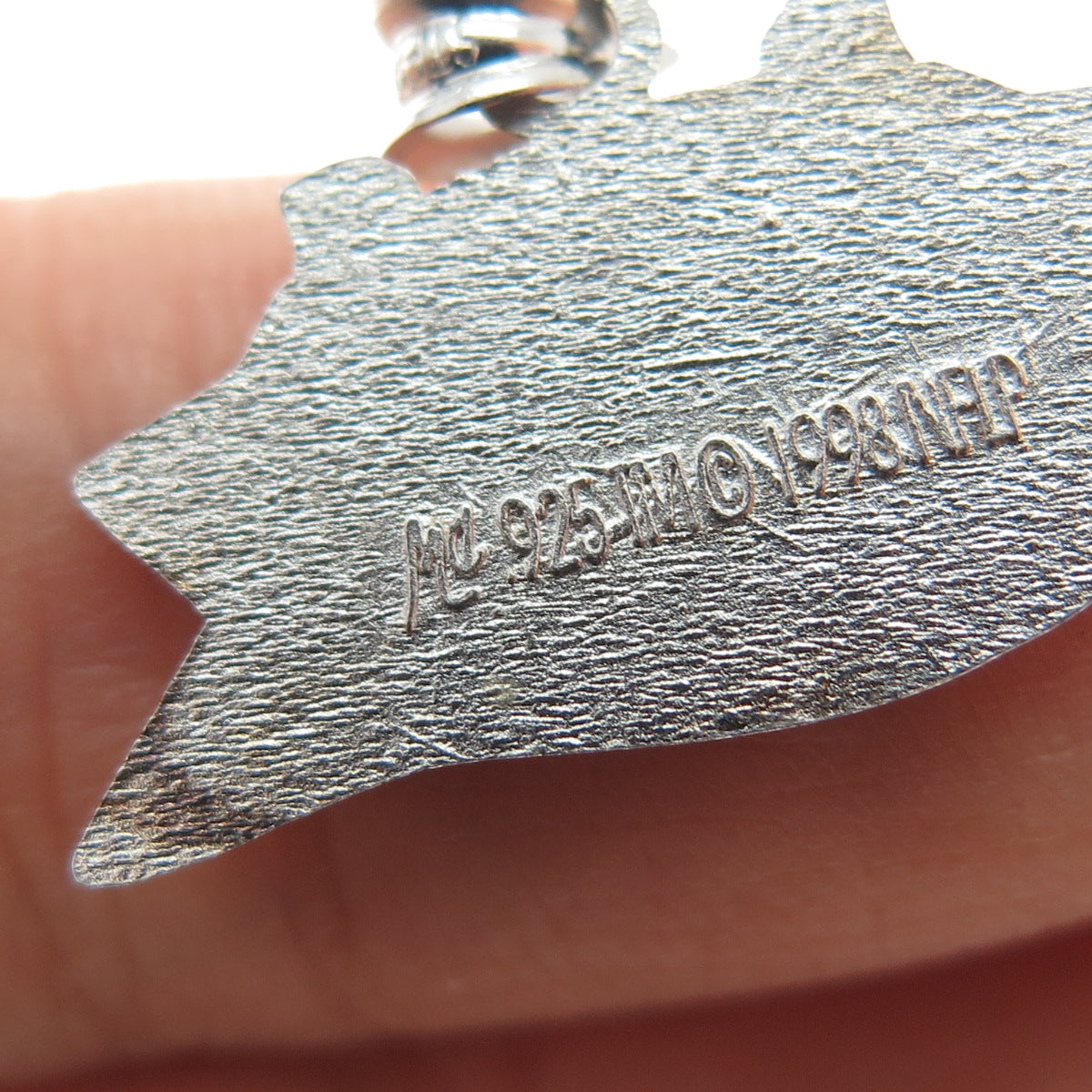MICHAEL ANTHONY 925 Sterling Silver Vintage 1998 Super Bowl XXXIX Charm Pendant