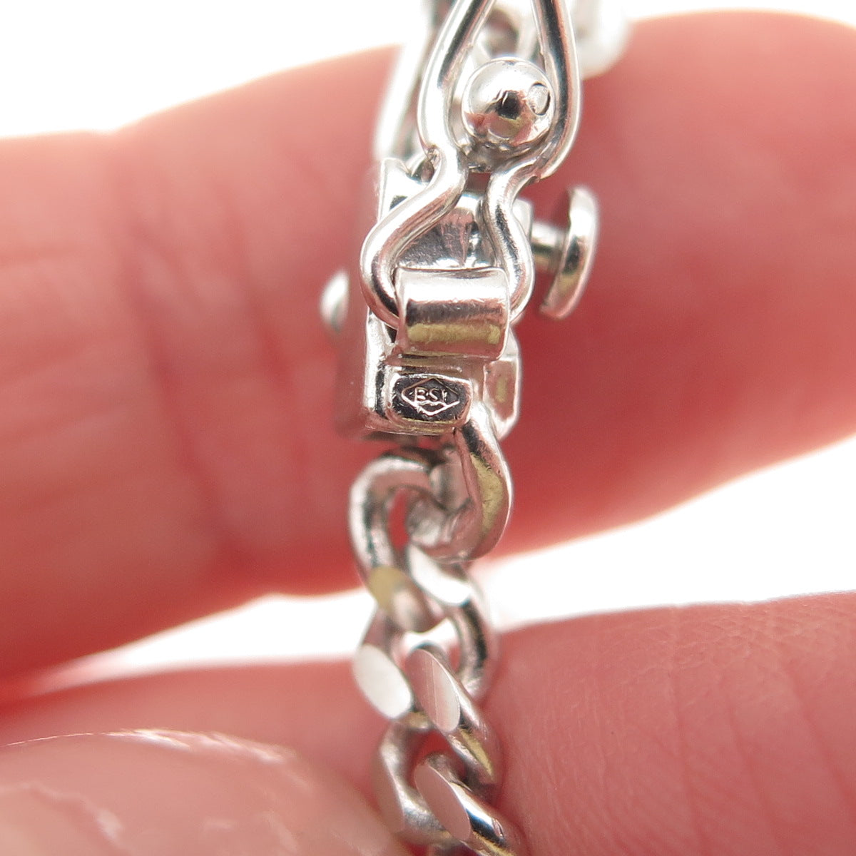 925 Sterling Silver Cuban Chain Necklace 22"