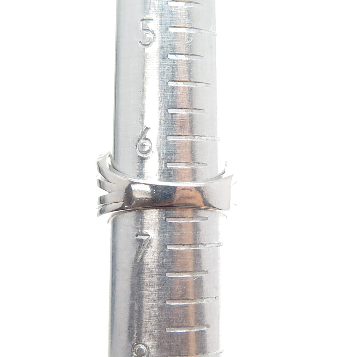 925 Sterling Silver Princess & Round-Cut Multi-Color C Z Ring Size 6.75