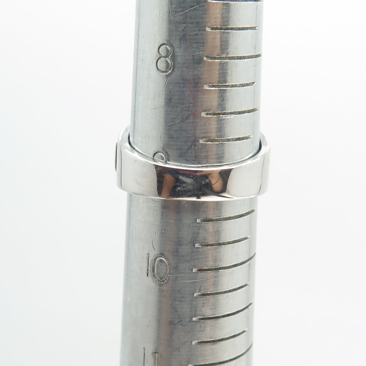 925 Sterling Silver Princess-Cut & Round-Cut Shaped C Z Ring Size 9.25