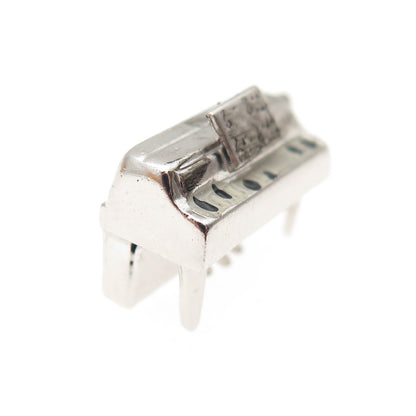 Carl Art 925 Sterling Silver Antique Art Deco Piano 3D Mini Charm Pendant