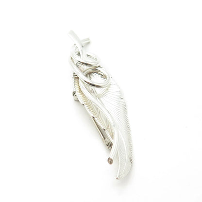 925 Sterling Silver Vintage BEAU Leaf Pin Brooch