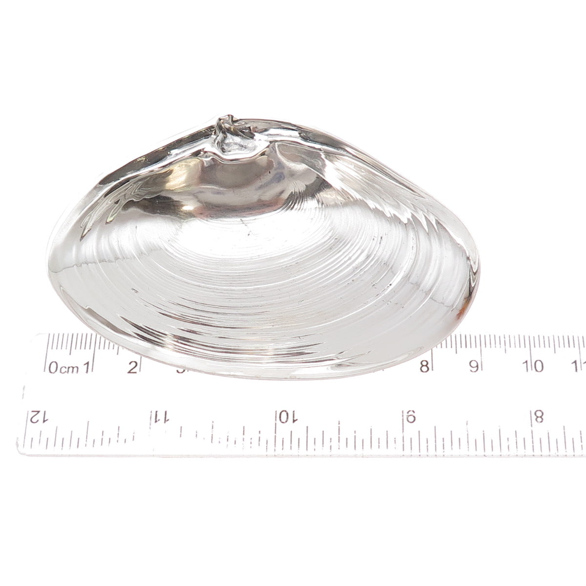 Wallace 925 Sterling Silver Antique Art Deco Clam Shell Candy / Nut Dish #4020
