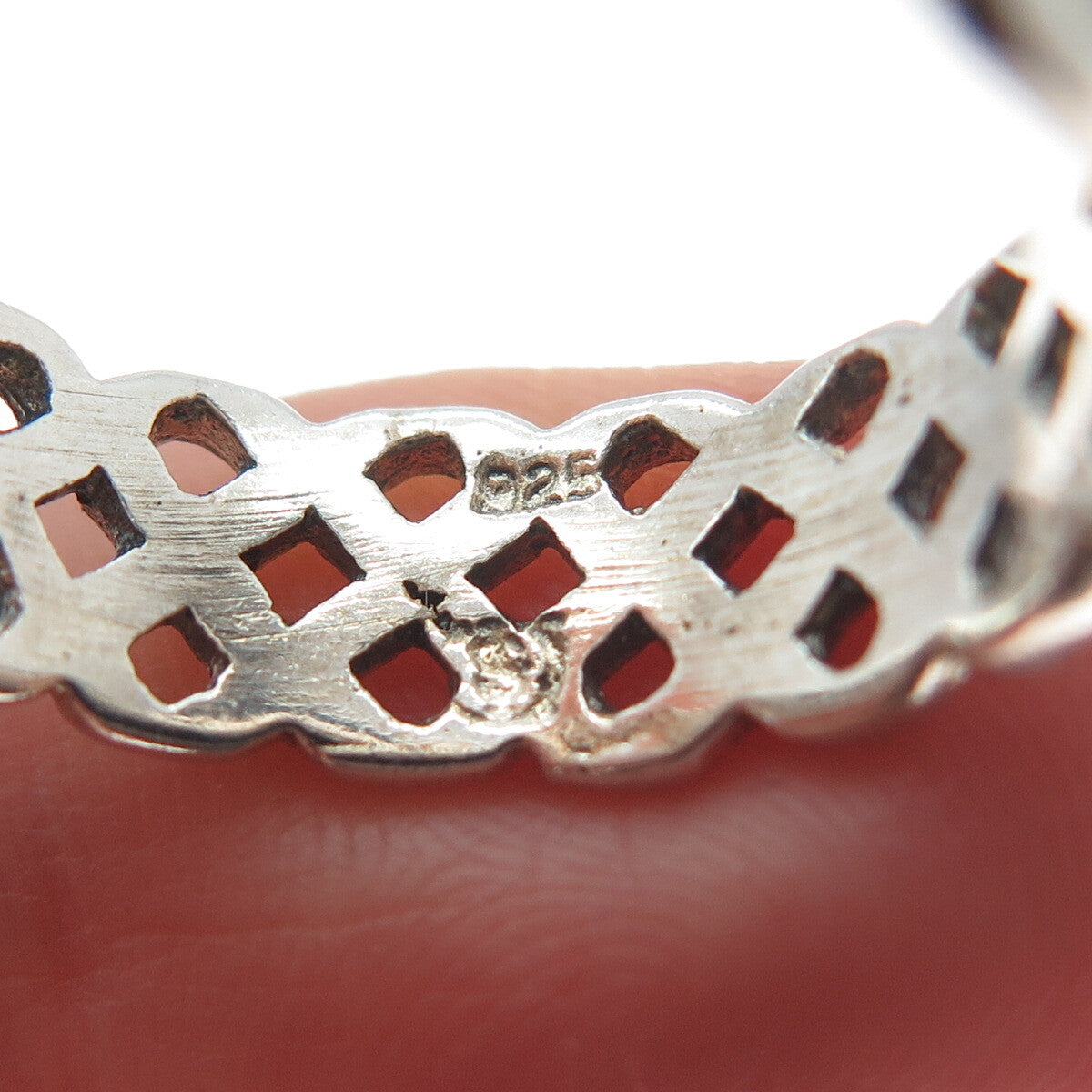 925 Sterling Silver Vintage Viking / Celtic Knot Band Ring Size 10