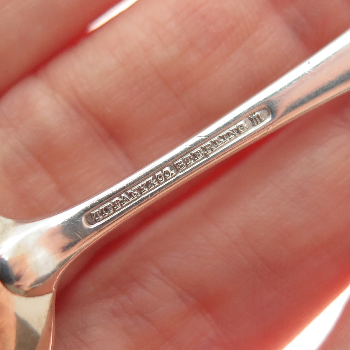 TIFFANY & CO. 925 Sterling Silver Vintage 1958 Tail Salt & Spices Spoon