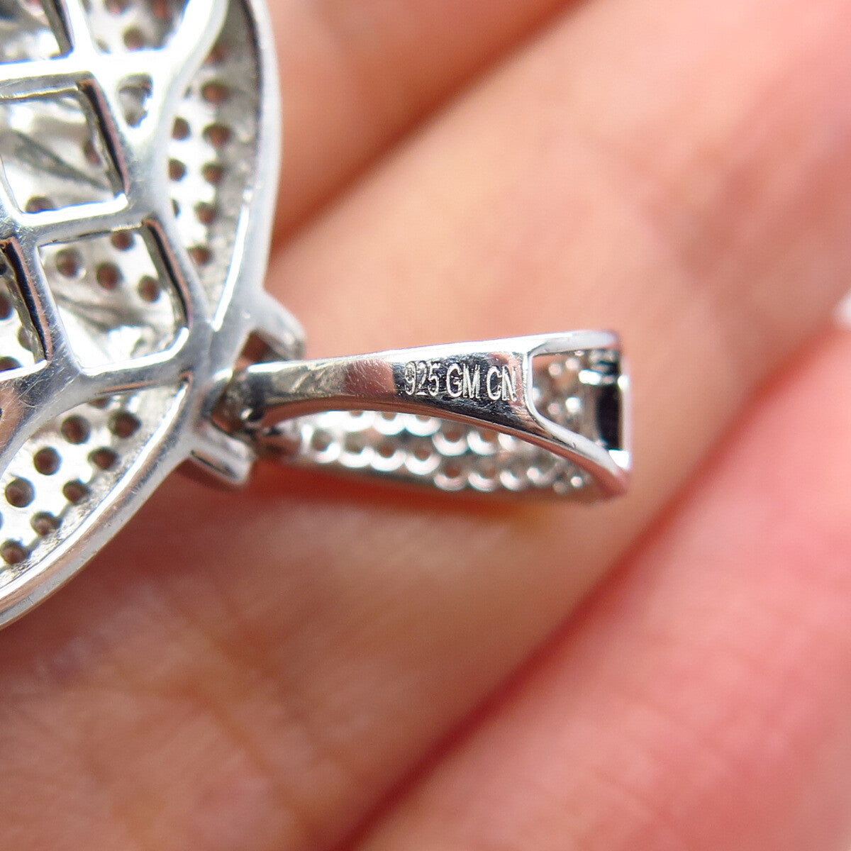 925 Sterling Silver Lab-Created Ruby & C Z Wile Animal Pendant