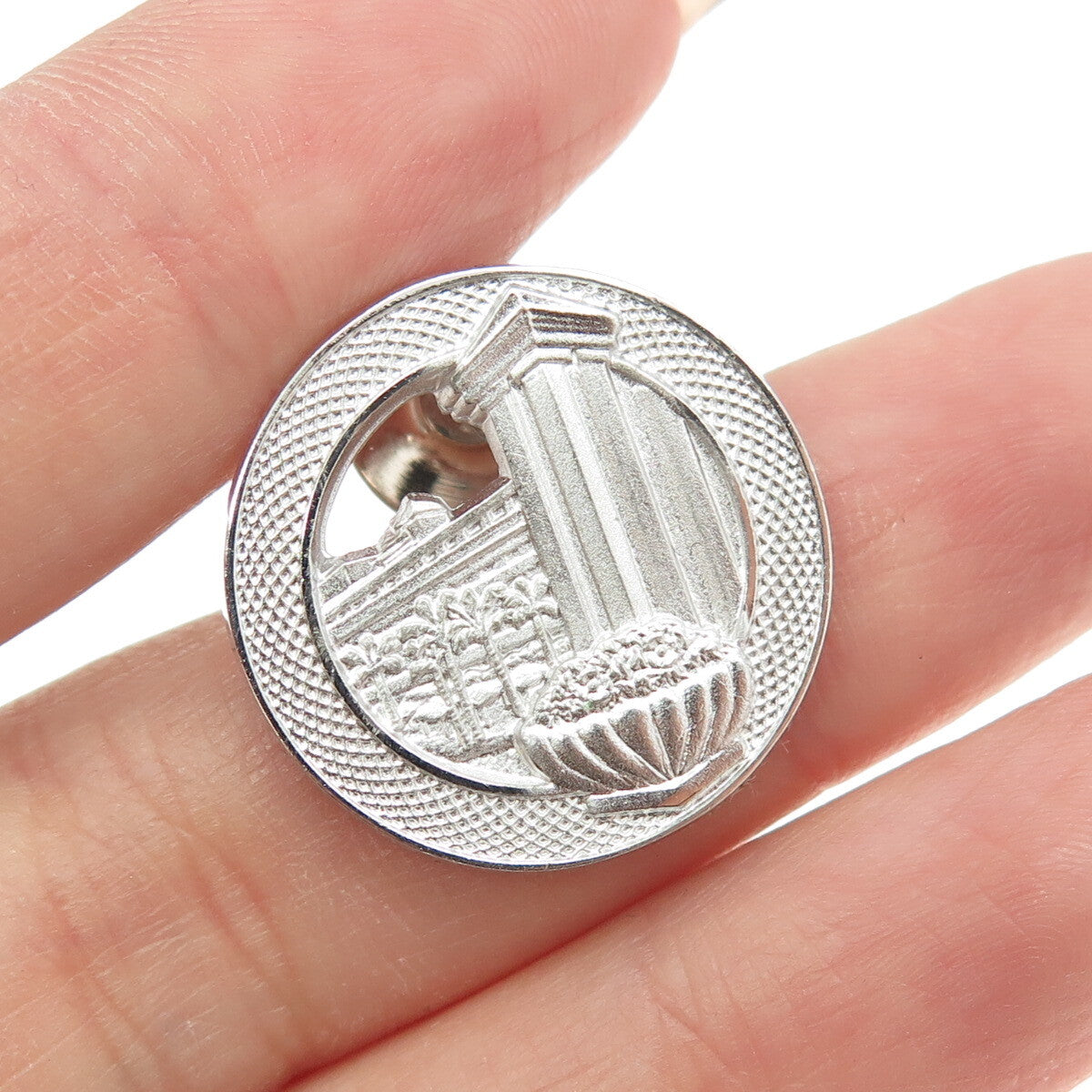 925 Sterling Silver Vintage 1996 Oakwood Homes Sales Leaders Award Lapel Pin