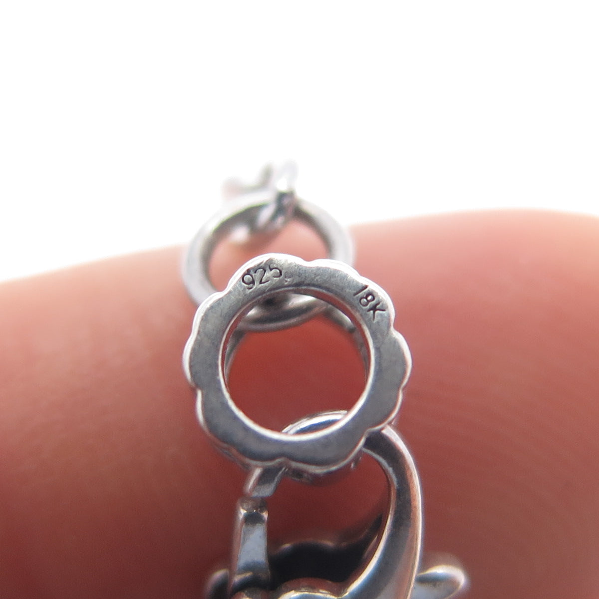 TACORI 18K Gold & 925 Sterling Silver Crescent Eclipse Chain Necklace 32"