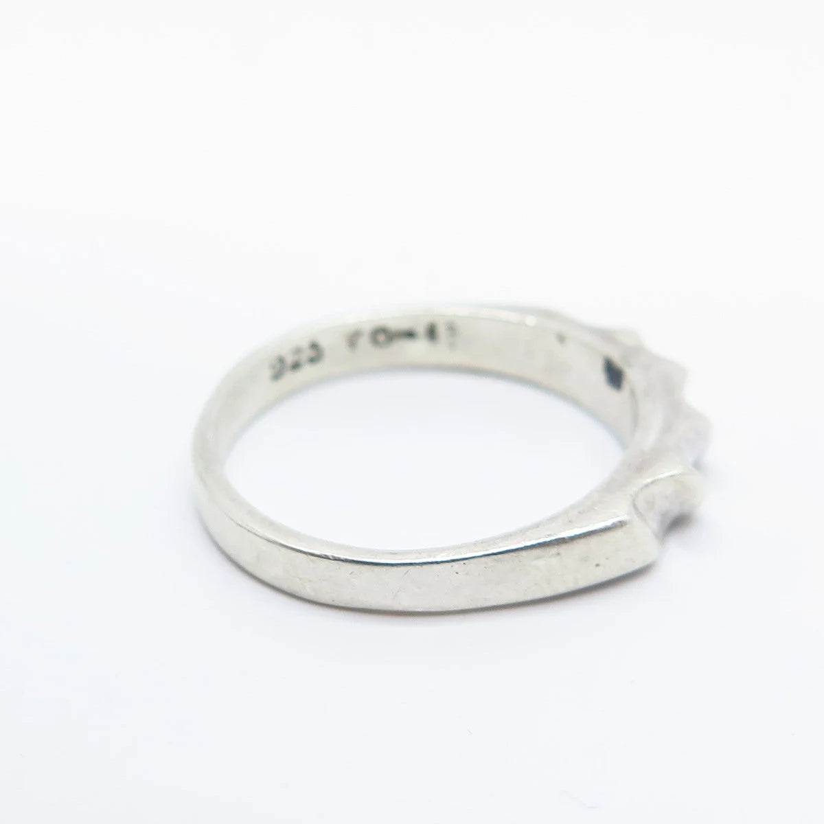 925 Sterling Silver Vintage Mexico Braided Ring Size 6