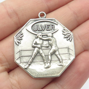 925 Sterling Silver Vintage Junior Division "Ulver" Culver Military Pendant