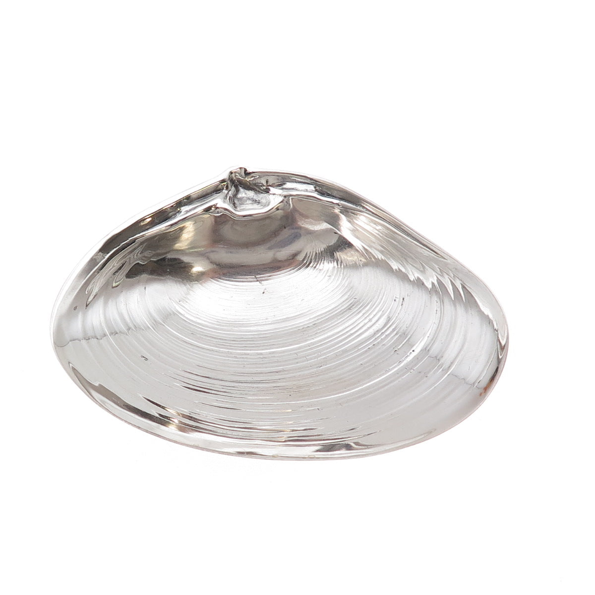 Wallace 925 Sterling Silver Antique Art Deco Clam Shell Candy / Nut Dish #4020