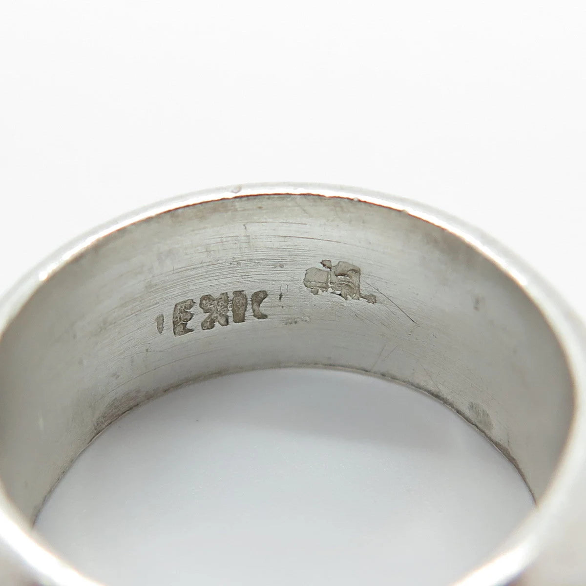 925 Sterling Silver Vintage Mexico Wedding Classic Band Ring Size 5.25