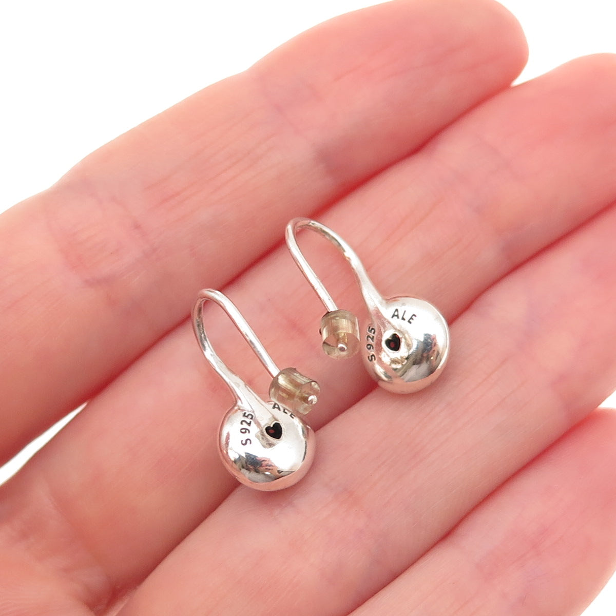 Pandora 925 Sterling Silver Round-Cut C Z Dazzling Droplets Hook Earrings