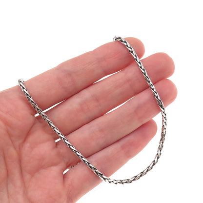 Effy 925 Sterling Silver Spiga Chain Necklace 18"