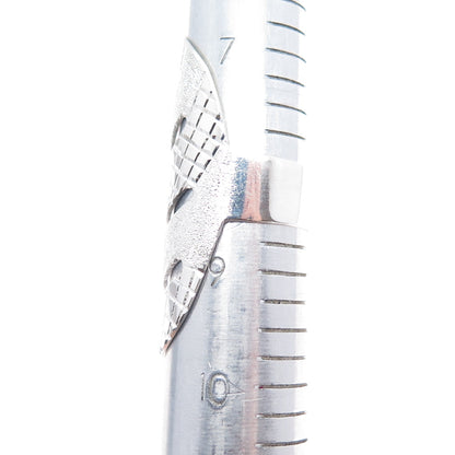 925 Sterling Silver Vintage Mexico Modernist Statement Ring Size 8.5