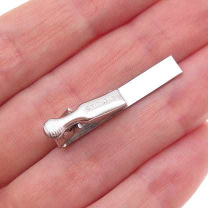 925 Sterling Silver Antique Art Deco Starburst Tie Clip