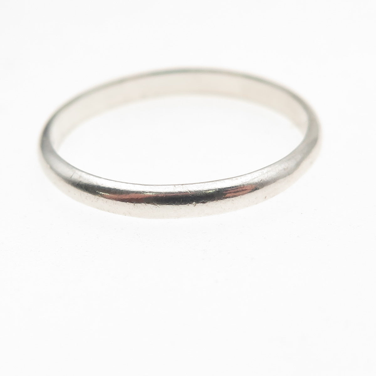 Shube 925 Sterling Silver Vintage Classic Wedding Band Ring Size 9