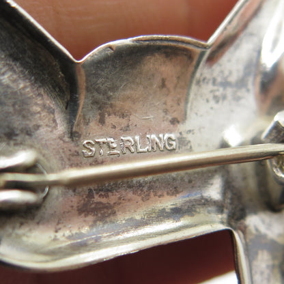 925 Sterling Silver Vintage Bambi Fawn Pin Brooch