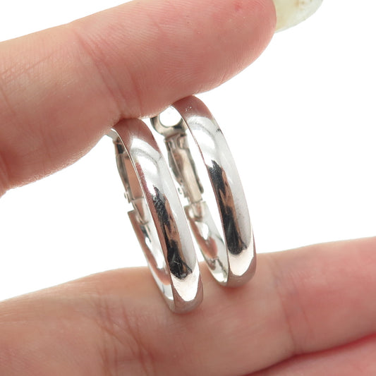 925 Sterling Silver Hoop Earrings