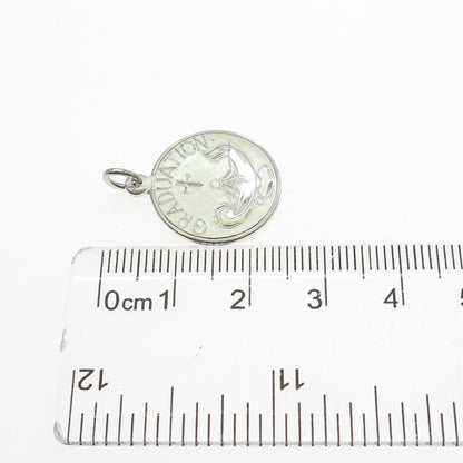 CREED 925 Sterling Silver Vintage Graduation Charm Pendant
