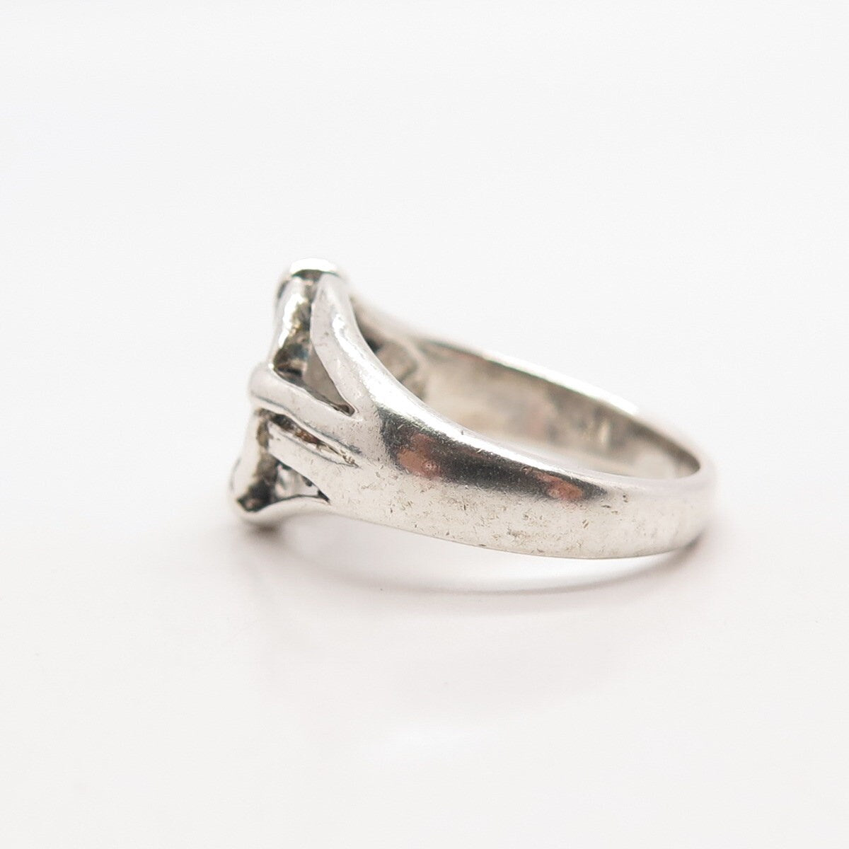 925 Sterling Silver Vintage Celtic Ring Size 6.75