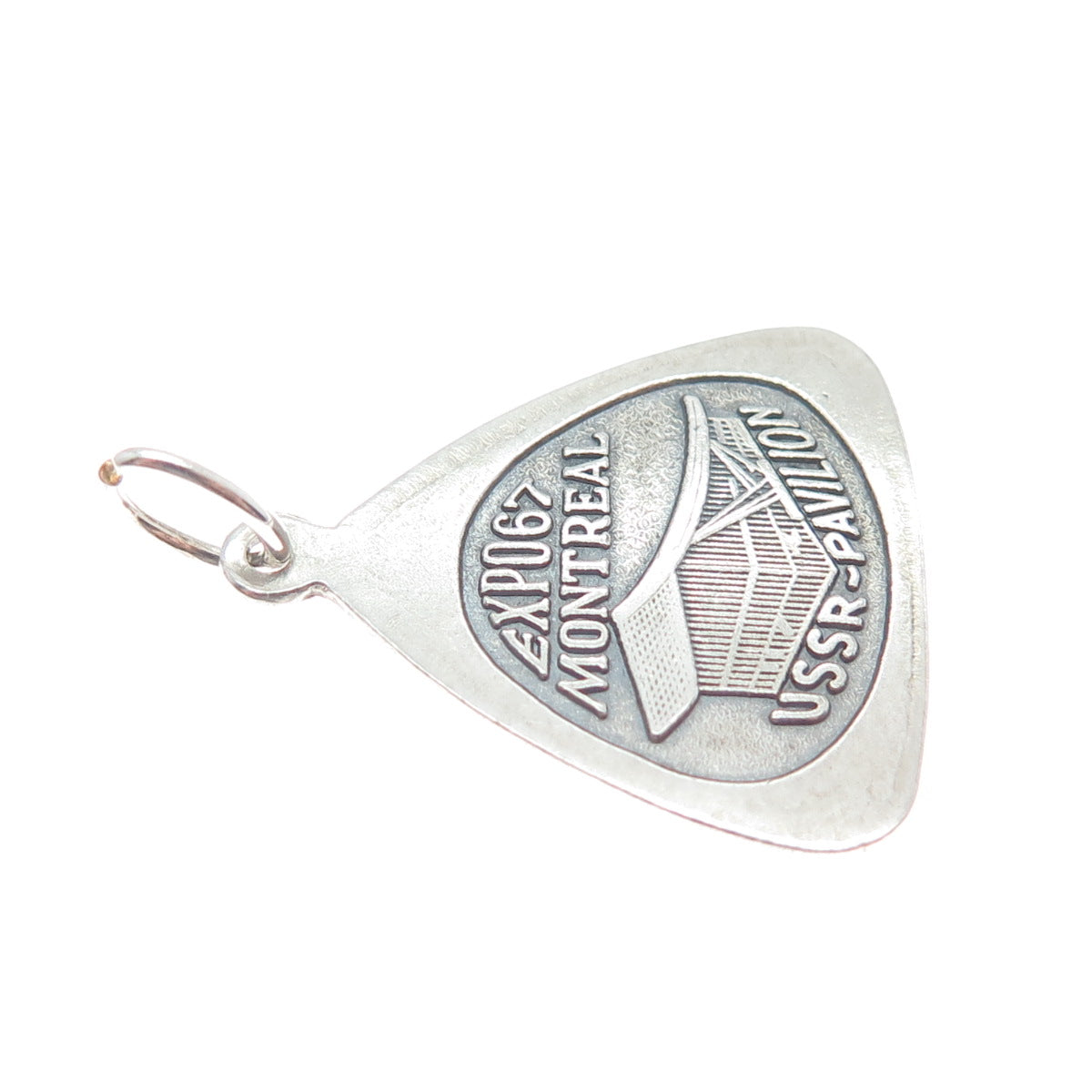 925 Sterling Silver Vintage ISJC Expo 1967 Montreal Charm Pendant