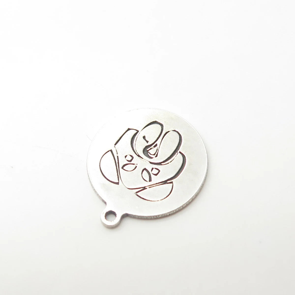 925 Sterling Silver USA Two In Town Bulldog Dog Charm Pendant