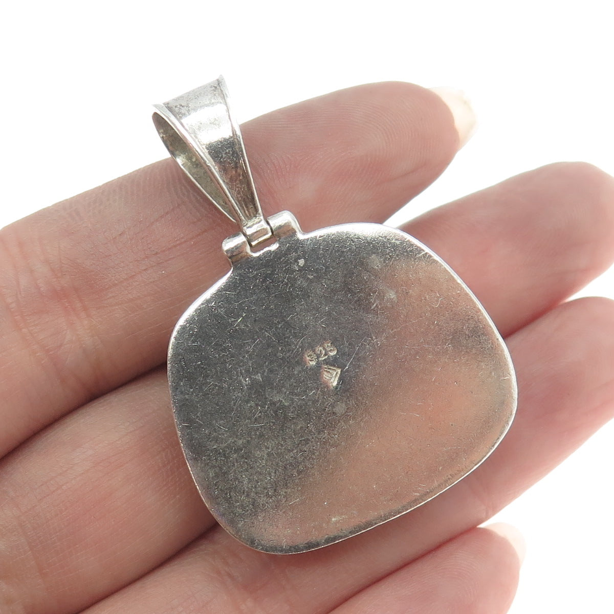 SILPADA 925 Sterling Silver Vintage Real Labradorite Gemstone Pendant