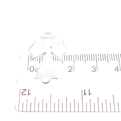 925 Sterling Silver Vintage Cross Religious Slide Charm Pendant