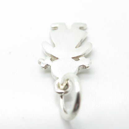 950 Silver Vintage Baby Girl Doll Charm Pendant