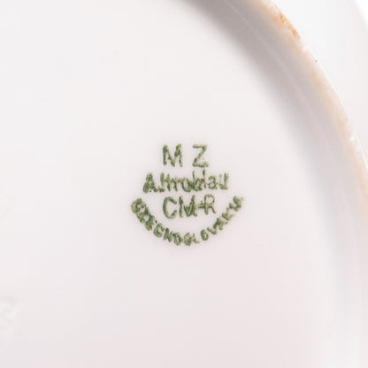 MORITZ ZDEKAUER Altrohlau Antique Storyteller Hand Painted Porcelain Plate