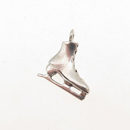 Peter Stone 925 Sterling Silver Vintage Ice Skating Mini Charm Pendant