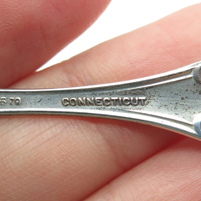 925 Sterling Silver Vintage 1979 Connecticut Salt & Spices Spoon