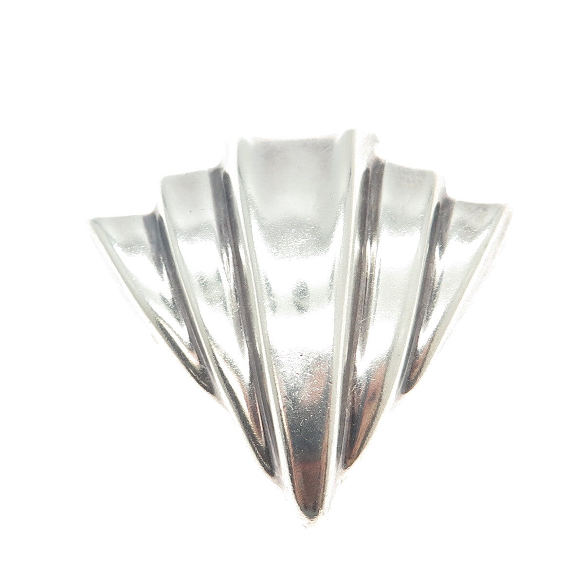 925 Sterling Silver Vintage Modernist Arrow Pin Brooch / Pendant