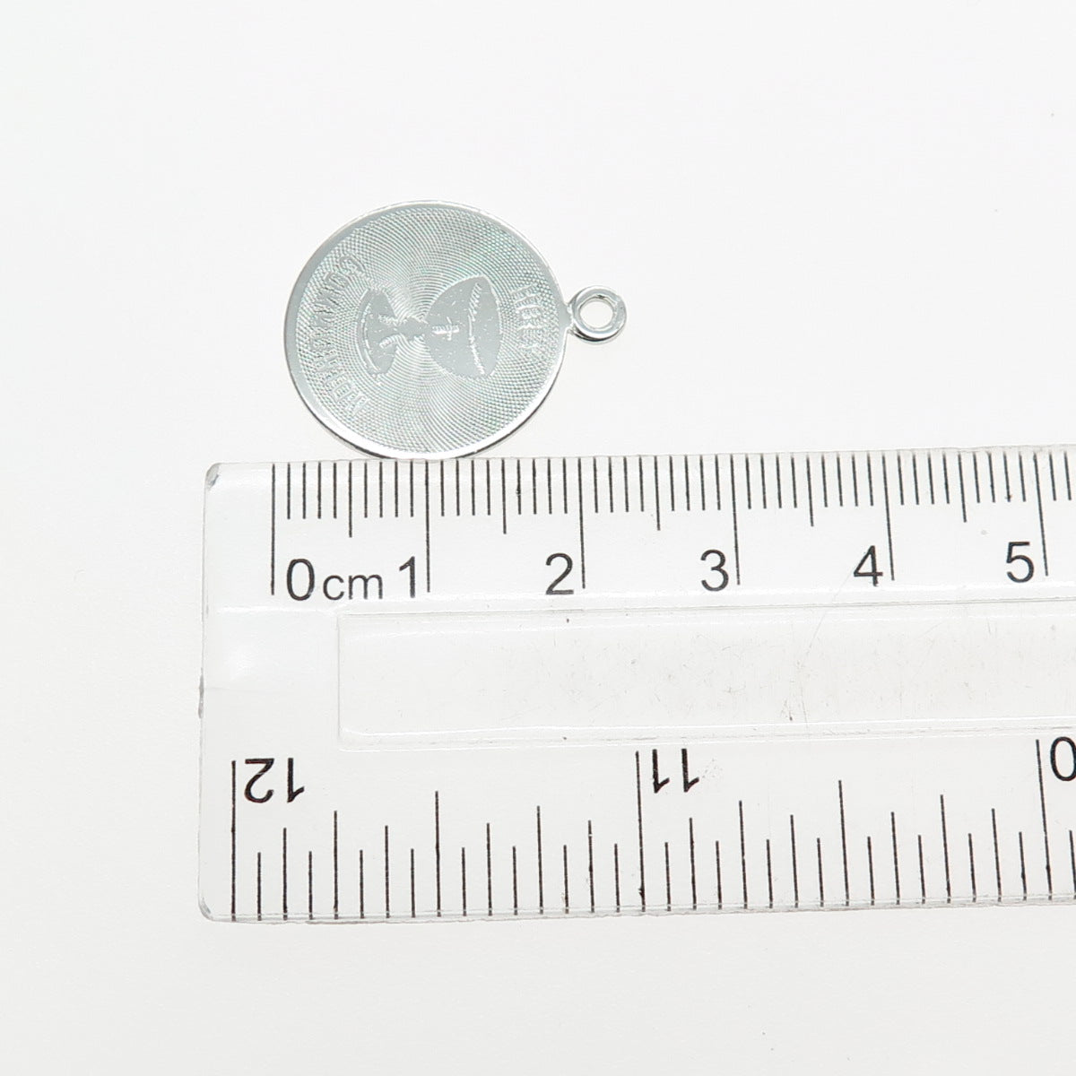 WELLS 925 Sterling Silver Vintage Holy Communion Mini Charm Pendant